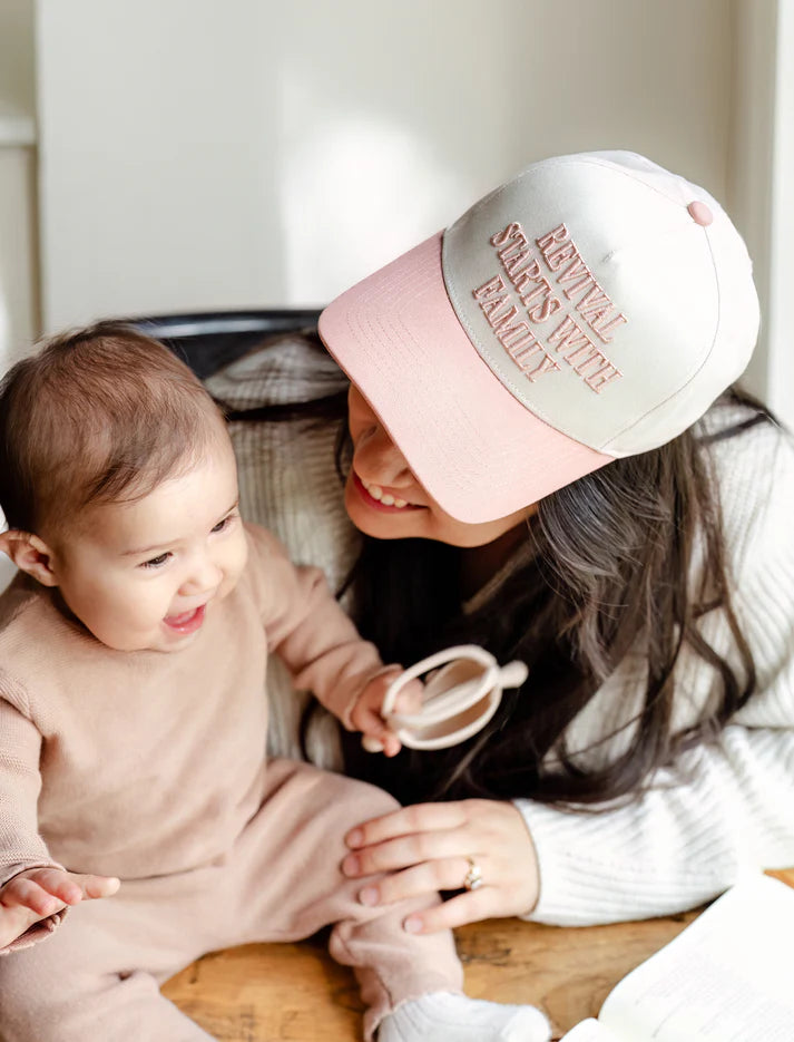 Revival Starts With Family Puff Embroidered Hat
