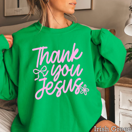 Thank You Jesus - Christian Shirt - Christian Apparel - Graphic Tee - Christian Gift (1-29)