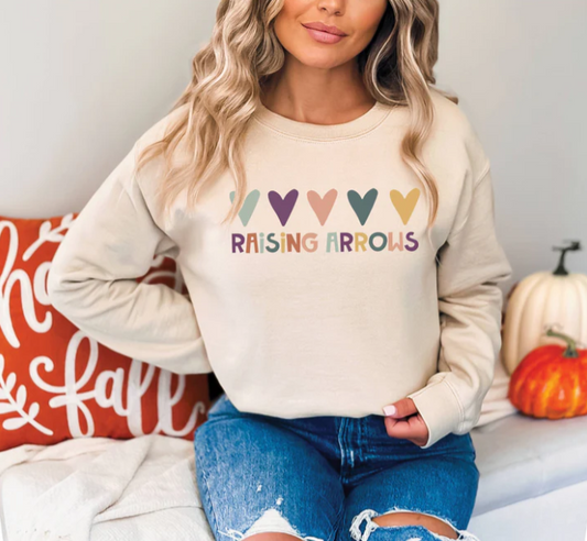 Raising Arrows - Christian Shirt - Christian Apparel - Graphic Tee - Christian Gift (5-7)