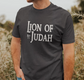 Lion Of Judah -  Christian Shirt - Christian Apparel - Graphic Tee - Christian Gift (5-2)