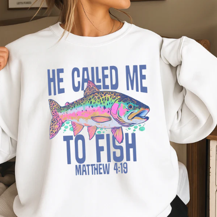 He Called Me To Fish - Christian Shirt - Christian Apparel - Graphic Tee - Christian Gift (9-19)