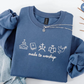 Made To Worship Embroidered Shirt, Embroidered Shirt, Christian Embroidered Shirt, Christian Gift