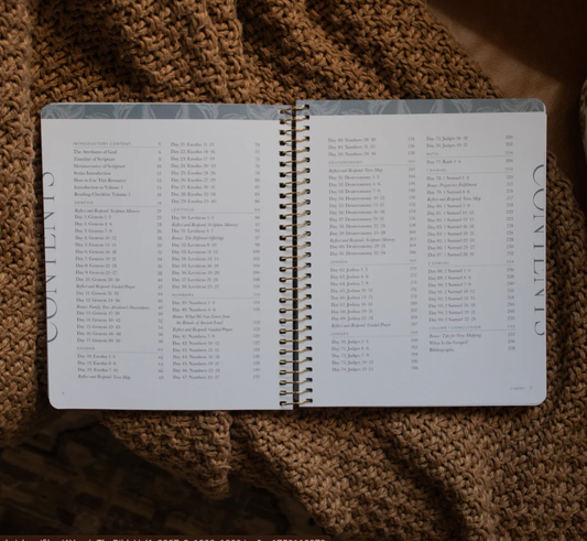 A Year in the Bible | Volume 1 - 365 Days Of Discovering The Beauty Of Jesus From Genesis To Revelation - Bible Study