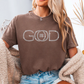God Is Good Rinestone Shirt - Christian Shirt - Christian Apparel - Graphic Tee - Christian Gift (10-6)