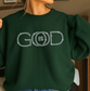God Is Good Rinestone Shirt - Christian Shirt - Christian Apparel - Graphic Tee - Christian Gift (10-6)