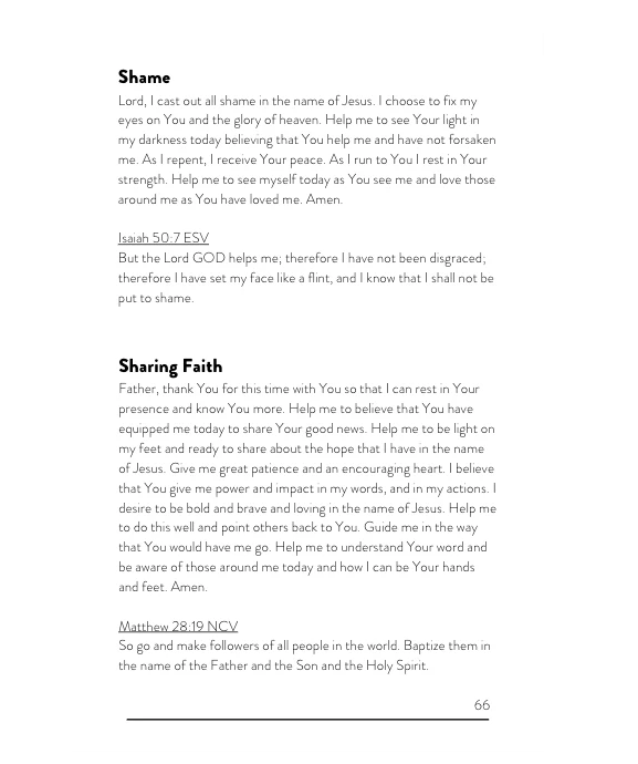 Prayer For Peace - A Guide For 100+ Emotions & Circumstances - Bible Study