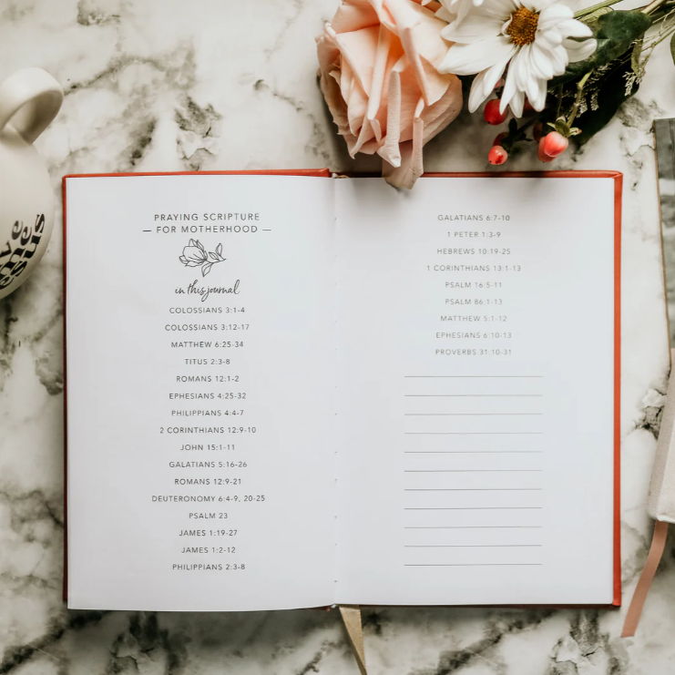 Praying Scripture for Motherhood Journal - Bible Study