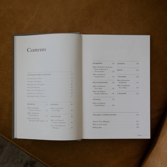 A Year in the Bible - Mens Hardcover Study - Volume 1 - Bible Study