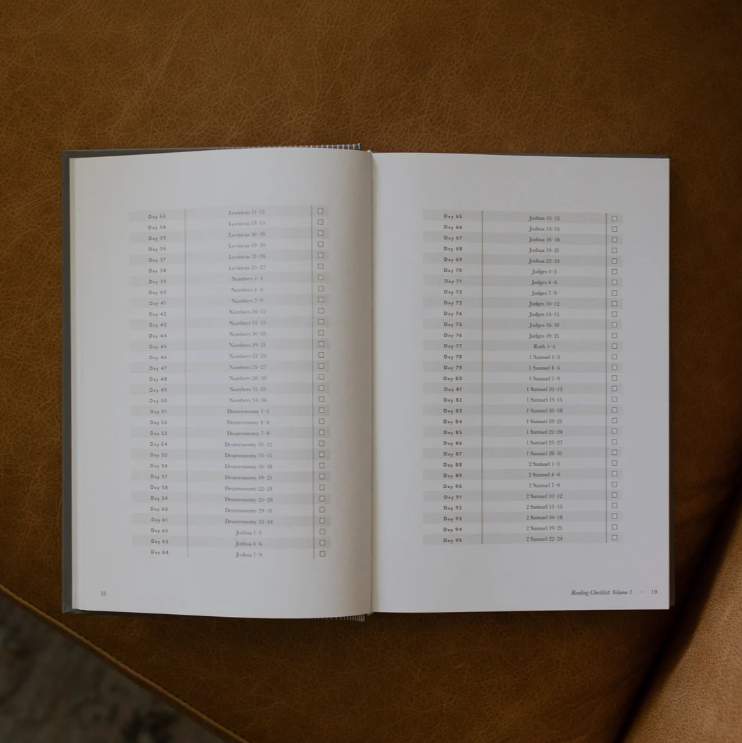 A Year in the Bible - Mens Hardcover Study - Volume 1 - Bible Study