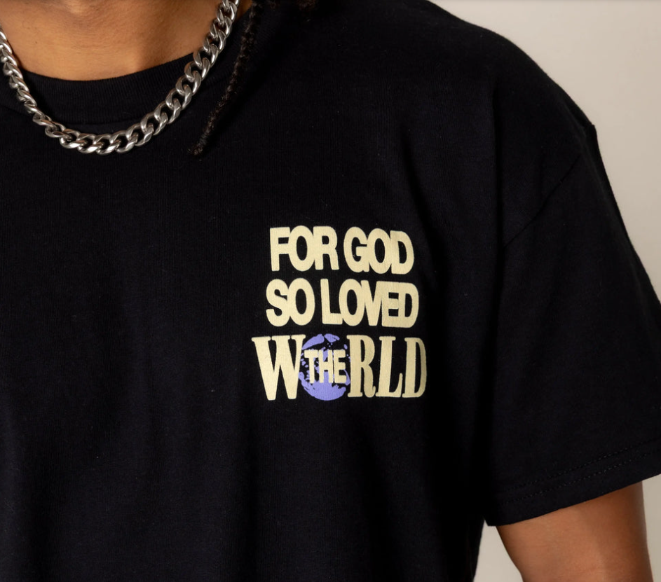 For God So Loved The World - Jesus Loves You Christian Shirt