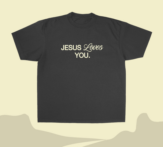 Through Hills And Valleys - Jesus Loves You Christian Shirt