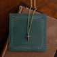Dainty Cross Necklace - Christian Necklace - 18k Gold Necklace (I1)