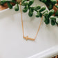 Disciple Cross Necklace - Christian Necklace - 18k Gold Necklace (I1)