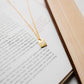 Seek Necklace - Christian Necklace - 18k Gold Necklace (I1)