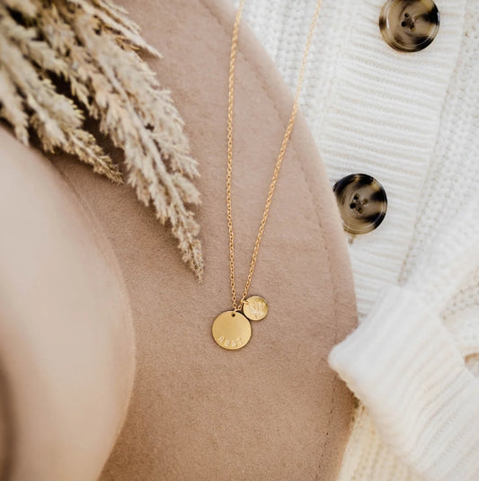 Rest For This Season Necklace - Christian Necklace - 18k Gold Necklace (I1)