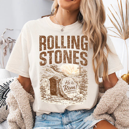 Rolling Stones -  Christian Graphic T-Shirt (11-8)