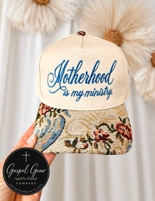 Motherhood Is My Ministry Embroidered Hat
