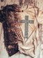 Christian Tee - Bible Chapter Cross - Bleached Christian Tee - Jesus Tee - Christian Apparel - Bleached Graphic Tee - Christian Gift (B6)