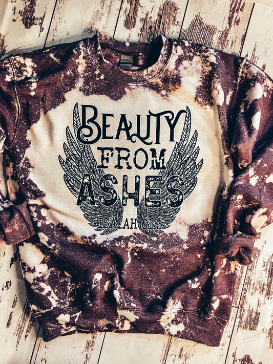 Christian Pullover - Beauty From Ashes - Jesus Pullover - Trendy Christian Pullover - Christian Gift - Christian Apparel