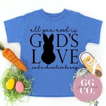 Christian Youth Easter Tee - All You Need - Easter Shirt - Youth Easter Shirt - Jesus Easter Tee - Jesus Youth Tee (3-11)