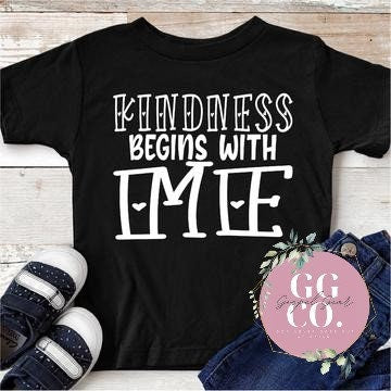 Christian Youth Tee - Kindness & Me - Youth Shirt - Jesus Youth Shirt - Christian Youth Shirt - Christian Gift (3-12)