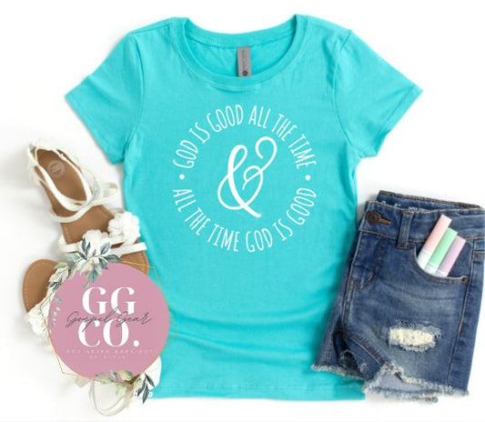 Christian Youth Tee - God Is Good - Youth Shirt - Jesus Youth Shirt - Christian Youth Shirt - Christian Gift (2-10)