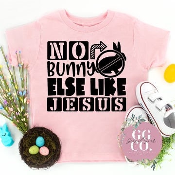Christian Youth Easter Tee - No Bunny Else Like Jesus - Easter Shirt - Youth Easter Shirt - Jesus Easter Tee - Jesus Youth Tee (3-11)
