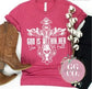 Christian Tee - God Is Within Her - Bleached Christian Tee - Jesus Tee - Christian Apparel - Bleached Graphic Tee - Christian Gift (10-12)
