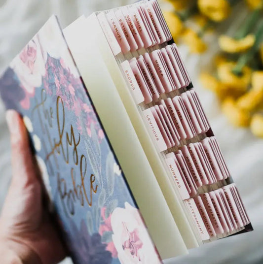 Christian Bible Tabs - Blush Bible Tabs - Matte Bible Tabs - Christian Gift - Books Of The Bible Tabs - Bible Accessories - Bible Tabs