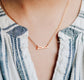 Christian Necklace - Dwell Necklace - Christian Jewelry - Christian Gift - Christian Apparel - Necklace - 18k Gold Necklace
