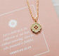 Christian Necklace - Faithful Necklace - Christian Jewelry - Christian Gift - Christian Apparel - Necklace - 18k Gold Necklace
