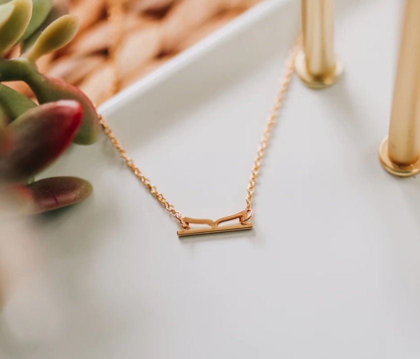 Christian Necklace - Dwell Necklace - Christian Jewelry - Christian Gift - Christian Apparel - Necklace - 18k Gold Necklace