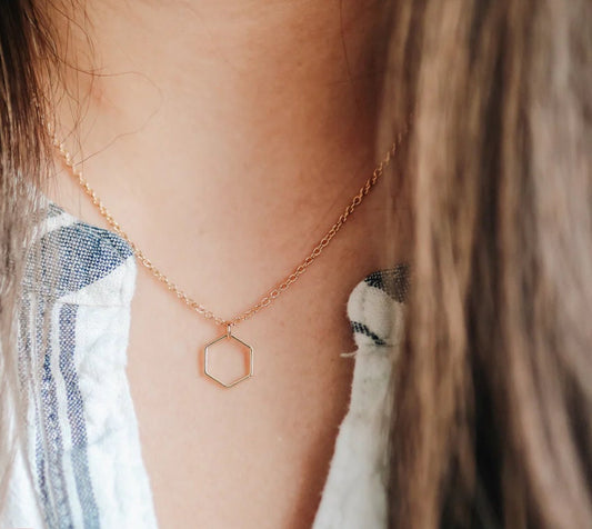 Christian Necklace - Never Alone Necklace - Christian Jewelry - Christian Gift - Christian Apparel - Necklace - 18k Gold Necklace