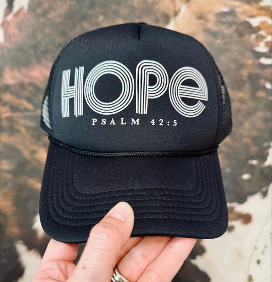 Christian Foam Trucker Hat, Hope Foam Trucker Hat, Foam Mesh Cap, Jesus Trucker Hat, Trucker Hat, Christian Gift, Religious Hat