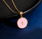 Cross Circle Necklace - Christian Jewelry - Christian Gift - Christian Apparel - Necklace - Cross Necklace - Christian Gift