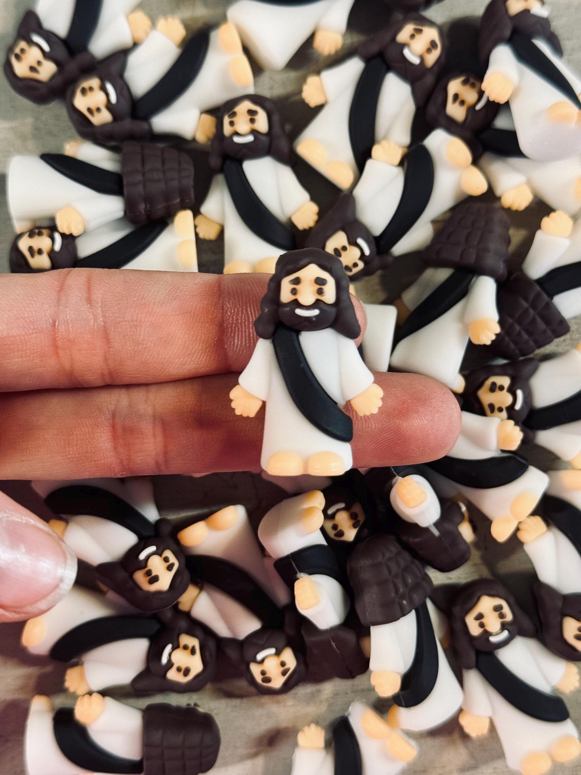 Little Jesus Figure, Mini Jesus PVC Figures, Jesus Figure, PVC Christian Figures, Christian Collectables, Jesus Figure, Christian Gift