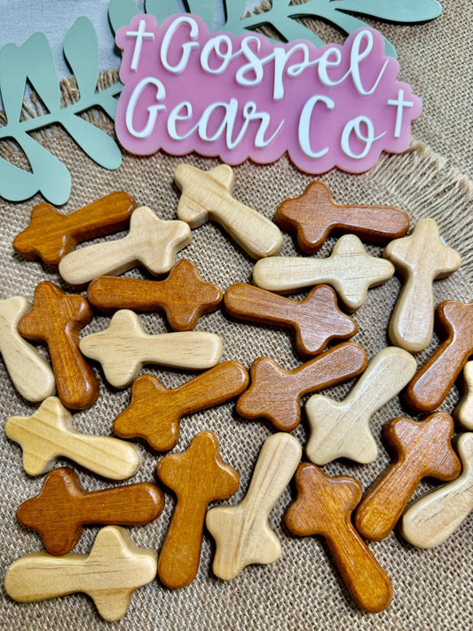 Wood Comfort Cross, Christian Comfort Cross, Handmade Cross, Handheld Cross, Christian Gift, Church Accessories, Wooden Cross, Prayer Cross