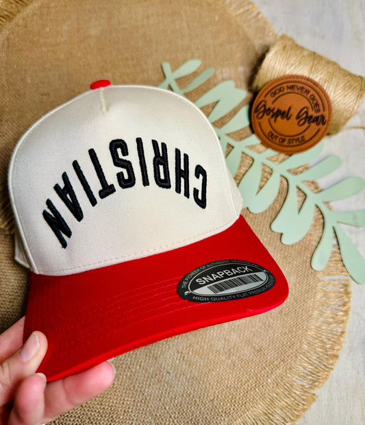 Christian Embroidered Hat, Upsidedown Puff Embroidered Hat, Vintage Hat, Jesus Hat, Dad Hat, Christian Gift, Canvas Puff Hat, Baseball Hat