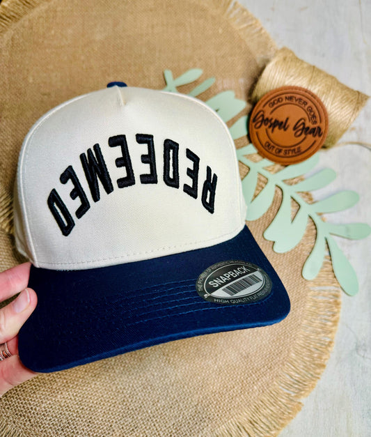 Christian Embroidered Hat, Upsidedown Puff Embroidered Hat, Vintage Hat, Jesus Hat, Dad Hat, Christian Gift, Canvas Puff Hat, Baseball Hat