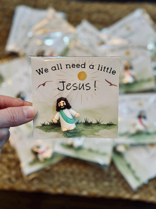 Little Jesus Figures With Cards, Mini Jesus Figures, Jesus Cards, PVC Christian Figures, Christian Collectables, Christian Gift, Party Favor