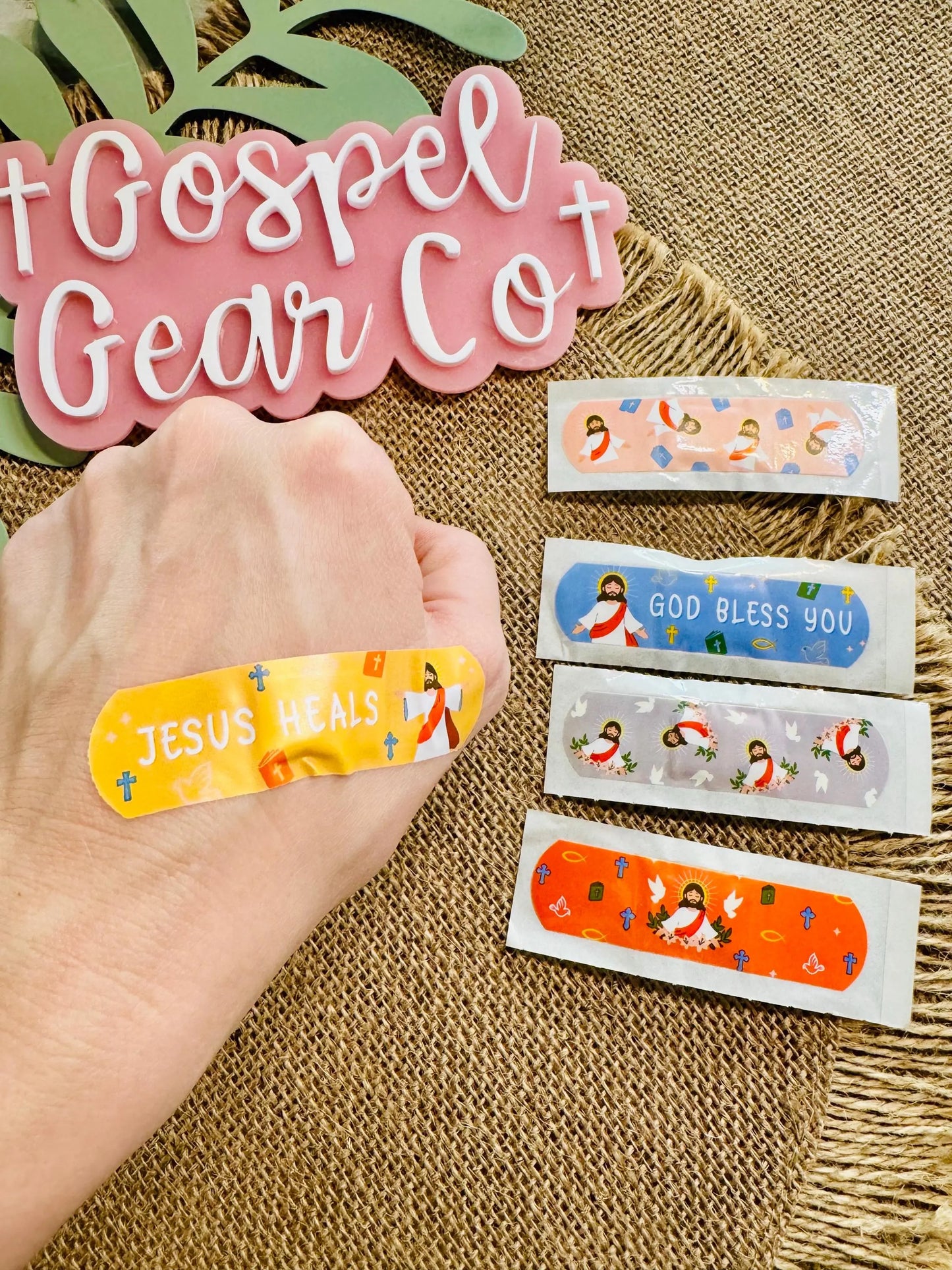 Jesus Heals Bandages, Christian Bandage, Jesus Bandage, Kids Prayer Bandage, First Aid Bandage, Christian Gift, Faith Bandages, Jesus Heals