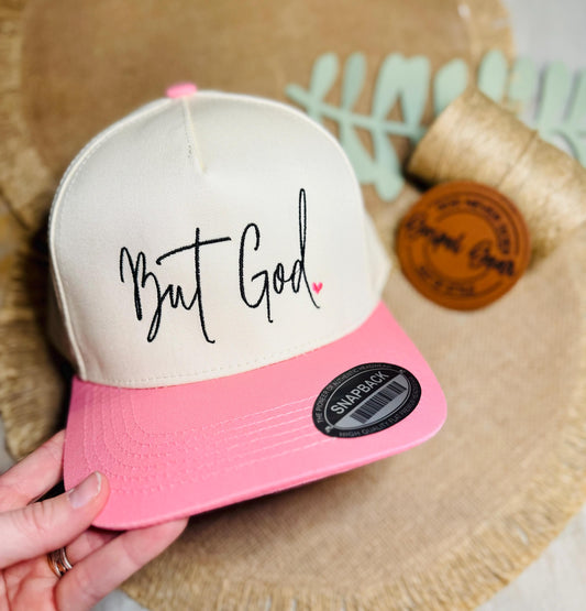 Christian Embroidered Hat, But God Hat, Vintage Hat, Jesus Hat, Dad Hat, Christian Gift, Embroidered Canvas Hat, Baseball Hat