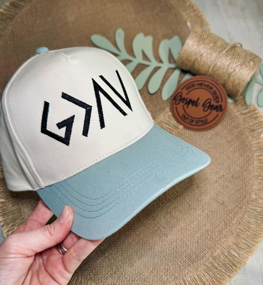 Christian Embroidered Hat, God Is Greater Than Highs And Lows Hat, Vintage Hat, Jesus Hat, Dad Hat, Christian Gift, Embroidered Canvas Hat
