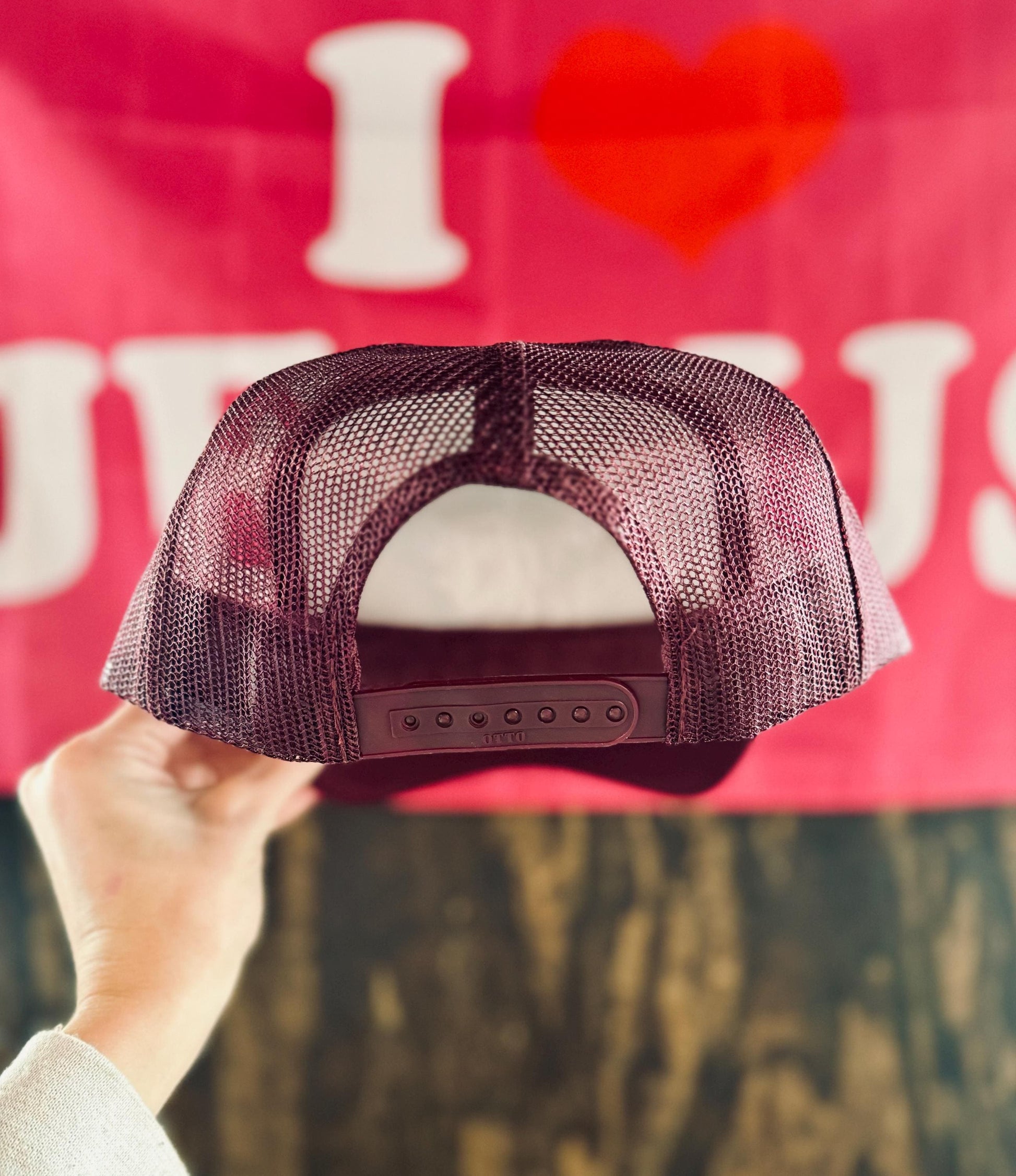 Christian Embroidered Trucker Hat, In Jesus Name Trucker Hat, Foam Mesh Cap, Jesus Trucker Hat, Trucker Hat, Christian Gift