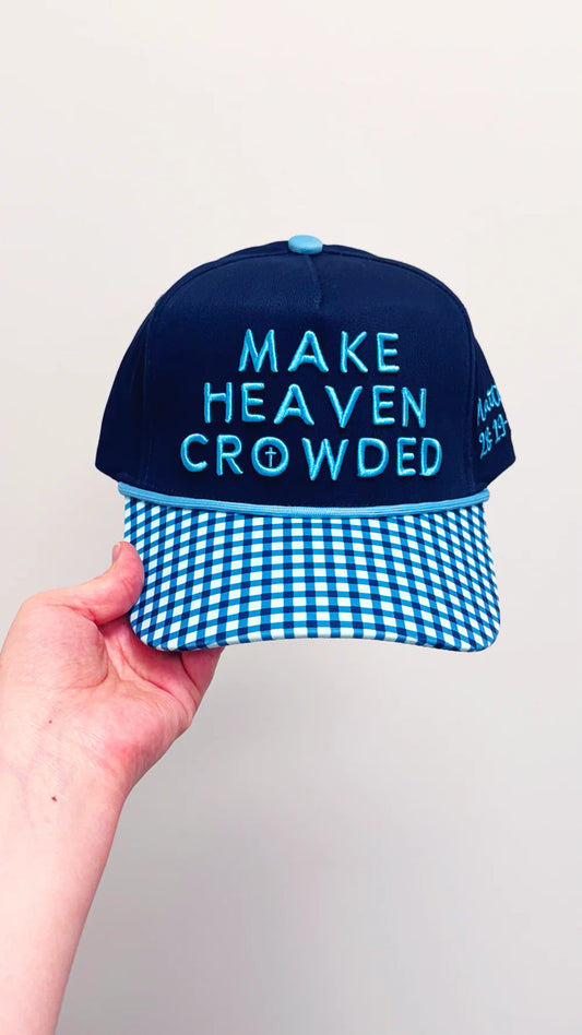 Make Heaven Crowded Puff Embroidered Hat