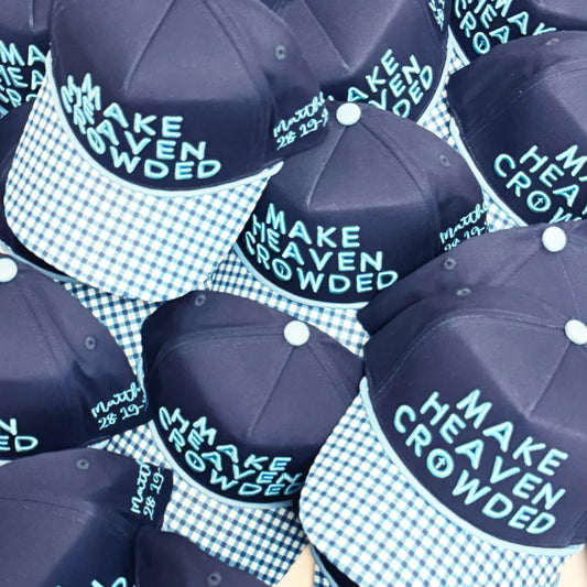 Make Heaven Crowded Puff Embroidered Hat